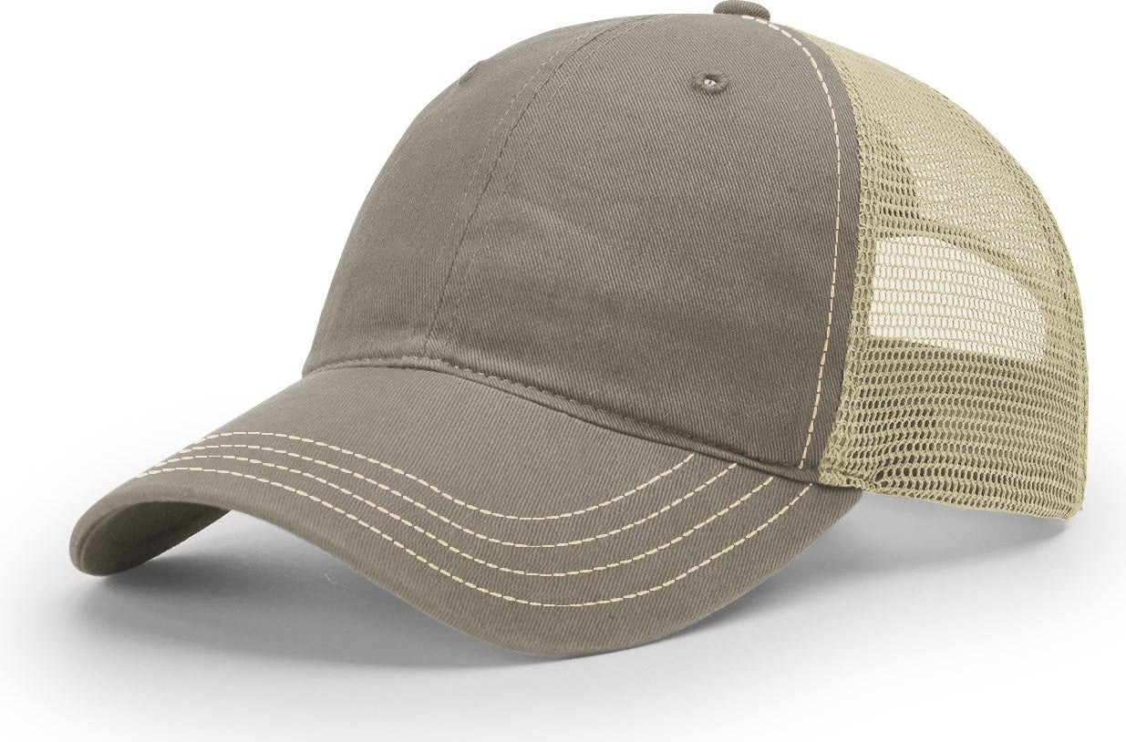 Driftwood/Khaki Garment Washed Trucker