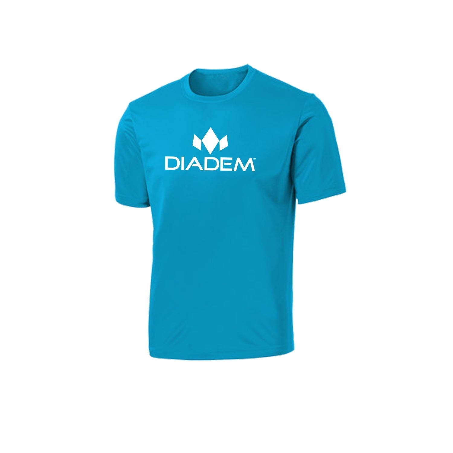 Drycore Logo T-shirt - White W/teal / Youth Medium