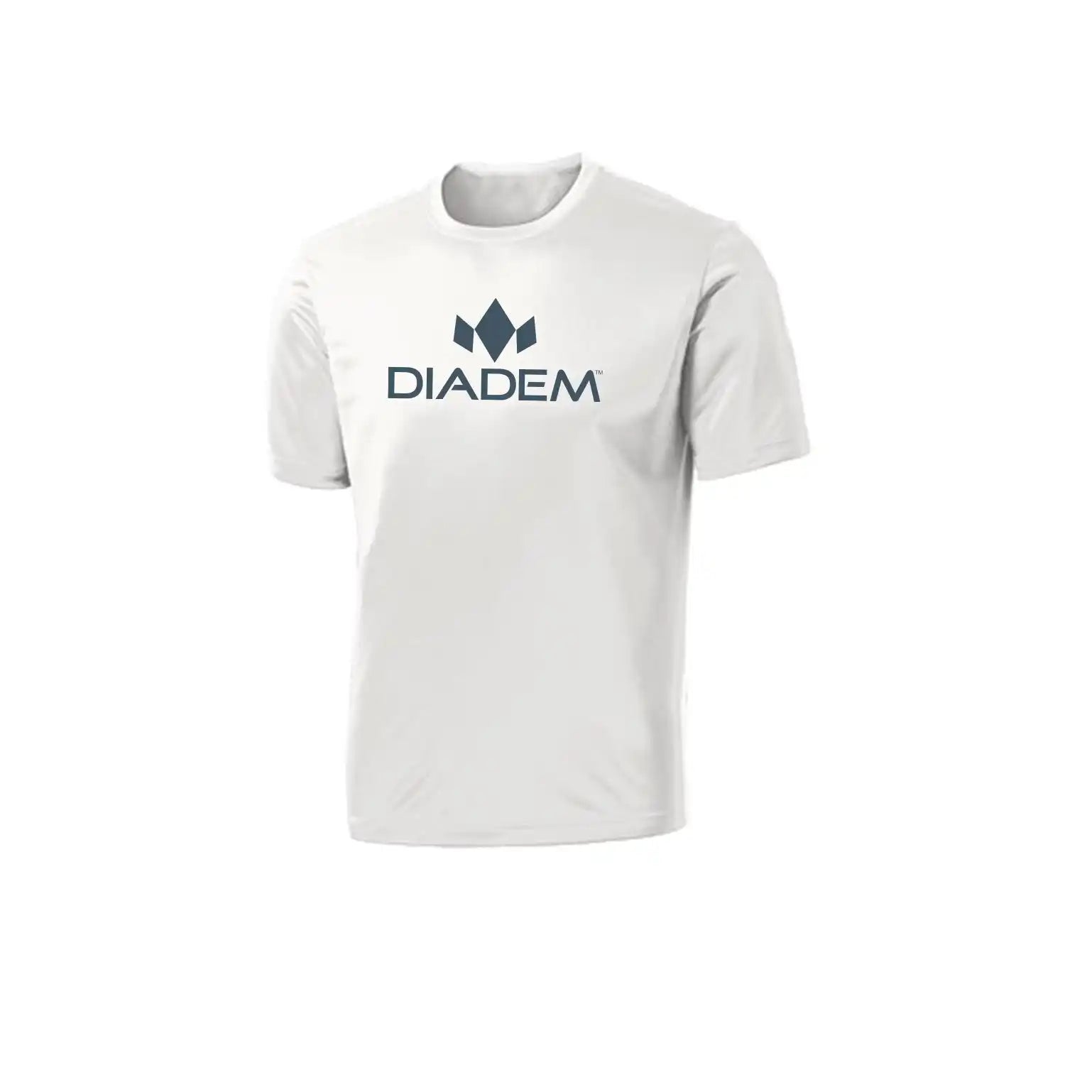 Drycore Logo T-shirt - White W/teal / Ym