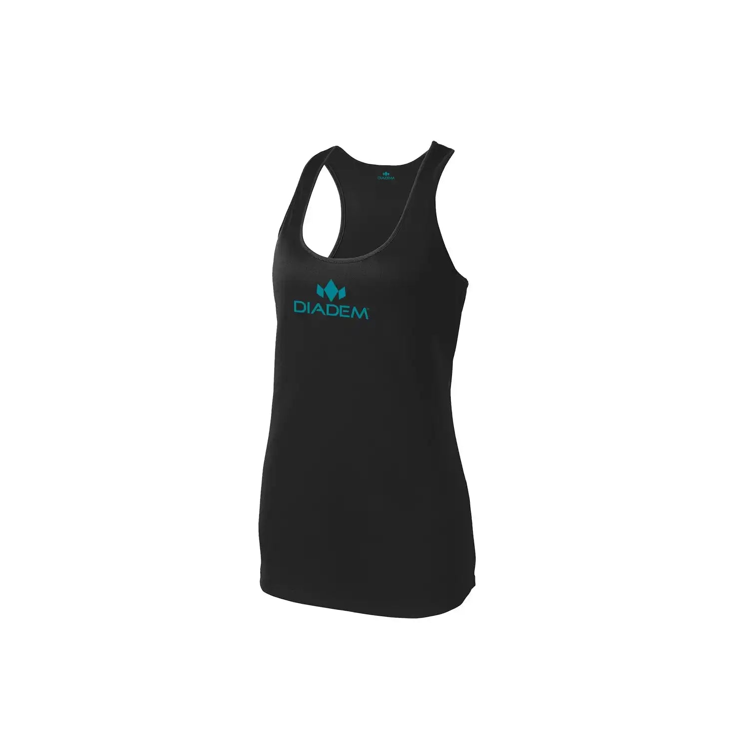 Drycore Racerback Tank - Black W/teal Logo / Xs