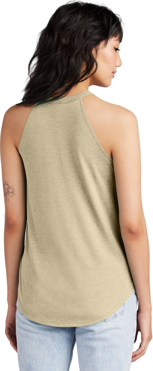 DsrtTanHtr District Women's Perfect Tri Rocker Tank. DT137L