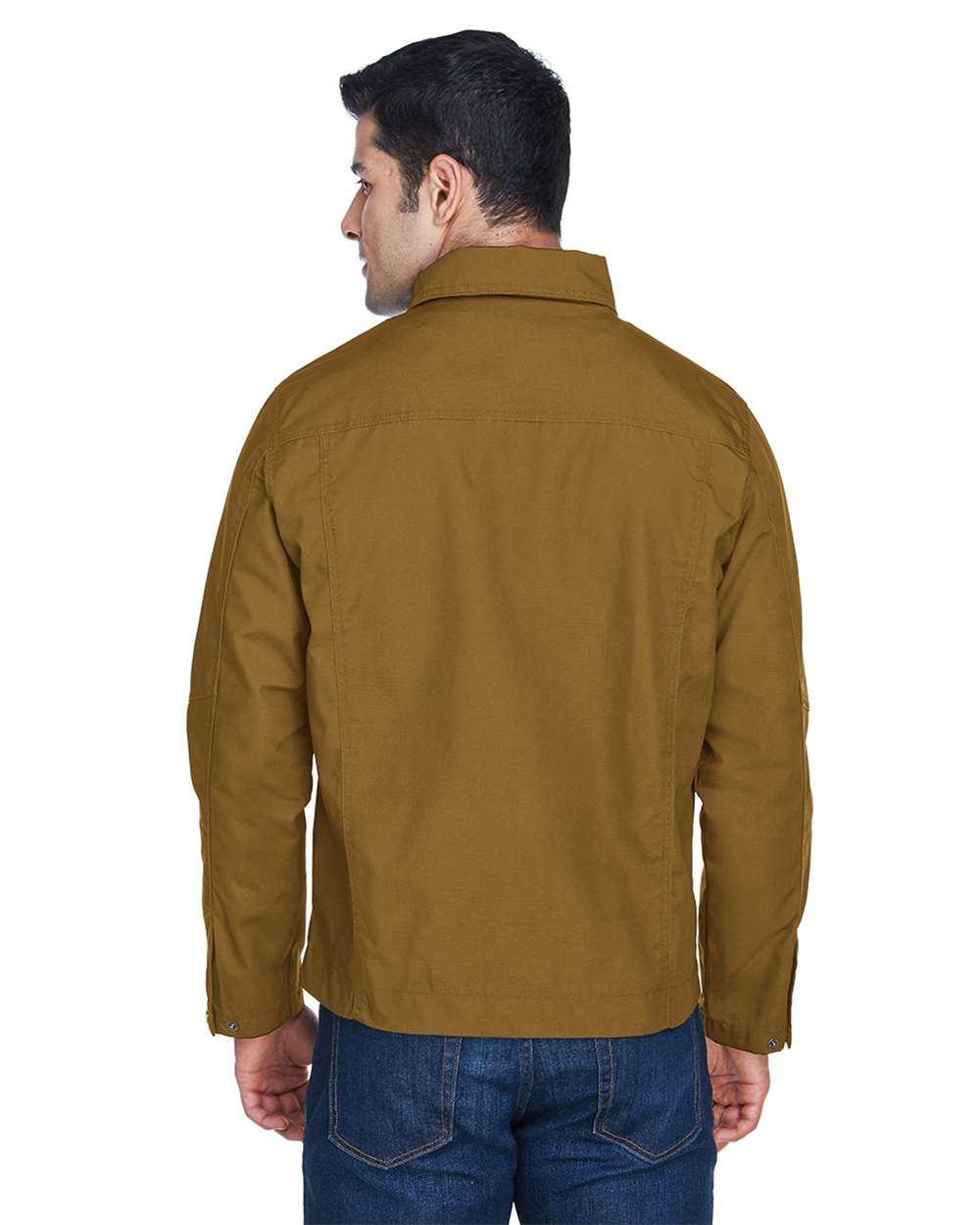 Duck Brown Men's Auxiliary Canvas Work Jacket - M705 plain