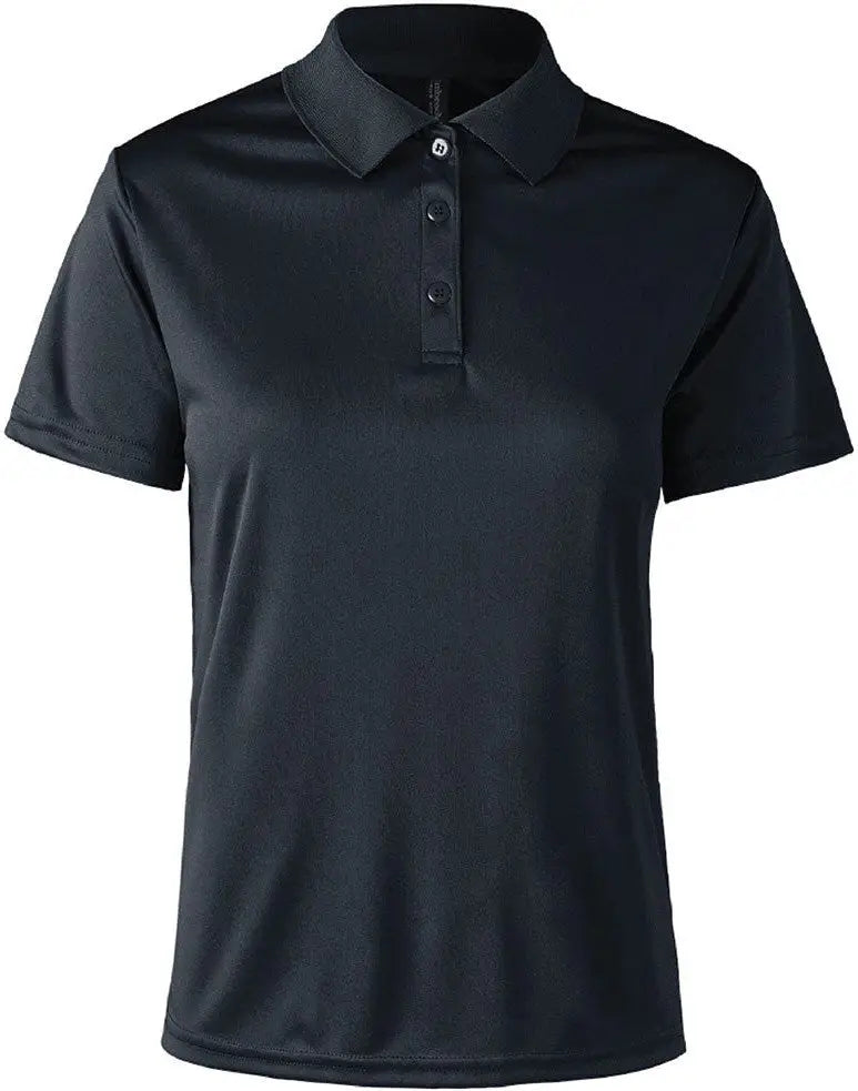 Dunbrooke 3151 Ladies Edge Polo - Black - s