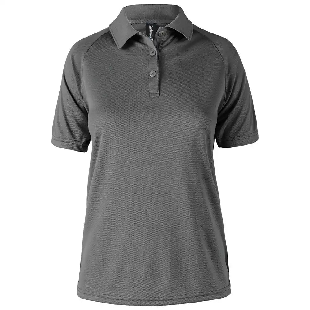 Dunbrooke 3332 Ladies Team Polo - Graphite / Xs