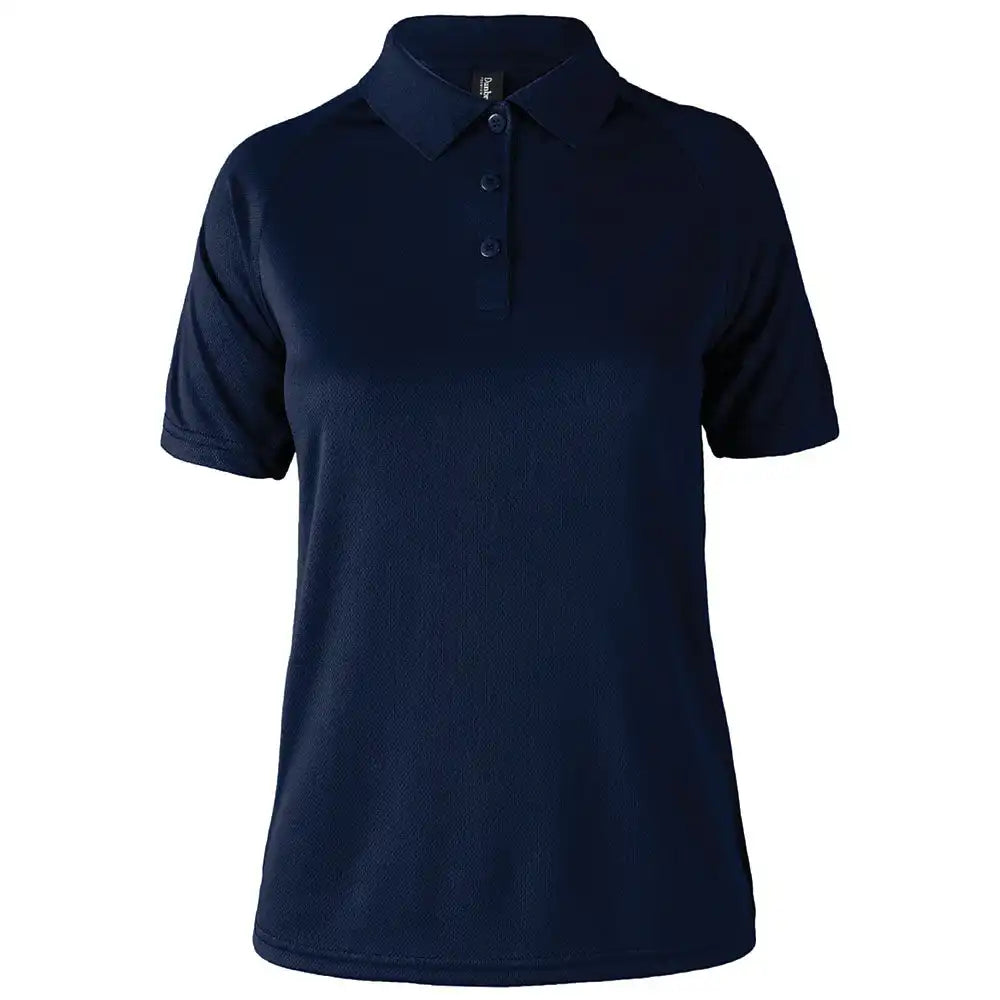 Dunbrooke 3332 Ladies Team Polo - Navy / Xs
