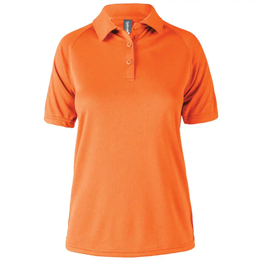 Dunbrooke 3332 Ladies Team Polo - Orange / Xs