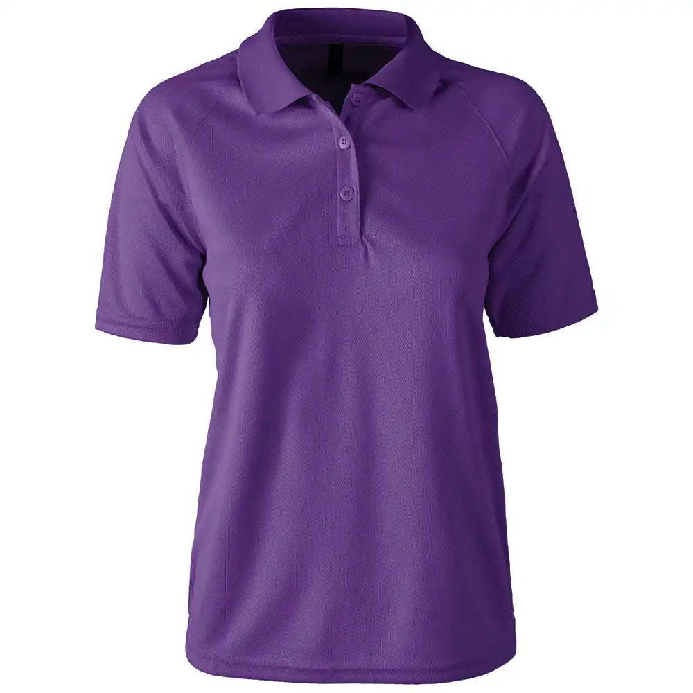 Dunbrooke 3332 Ladies Team Polo - Purple / Xs