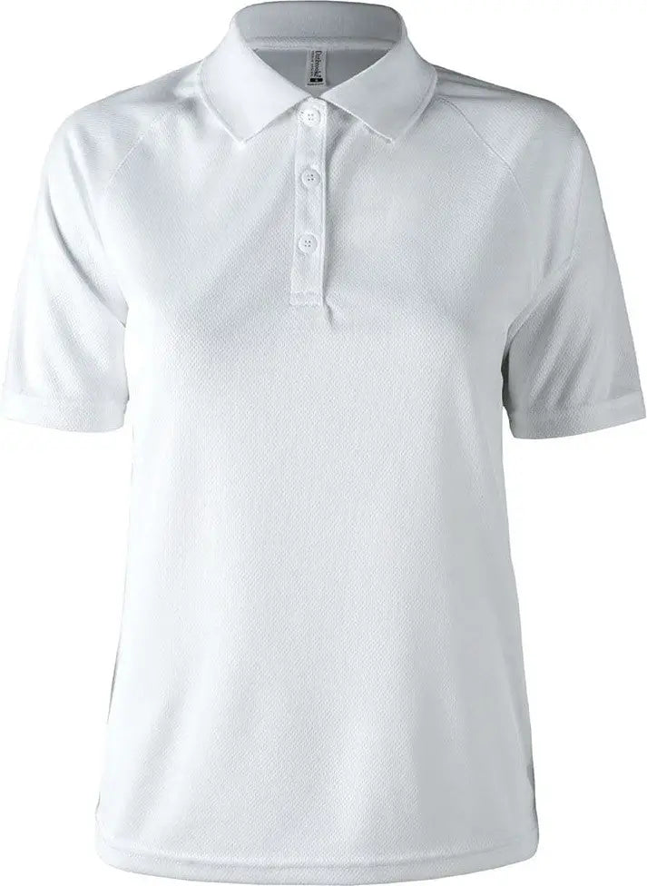 Dunbrooke 3332 Ladies Team Polo - White - Xs