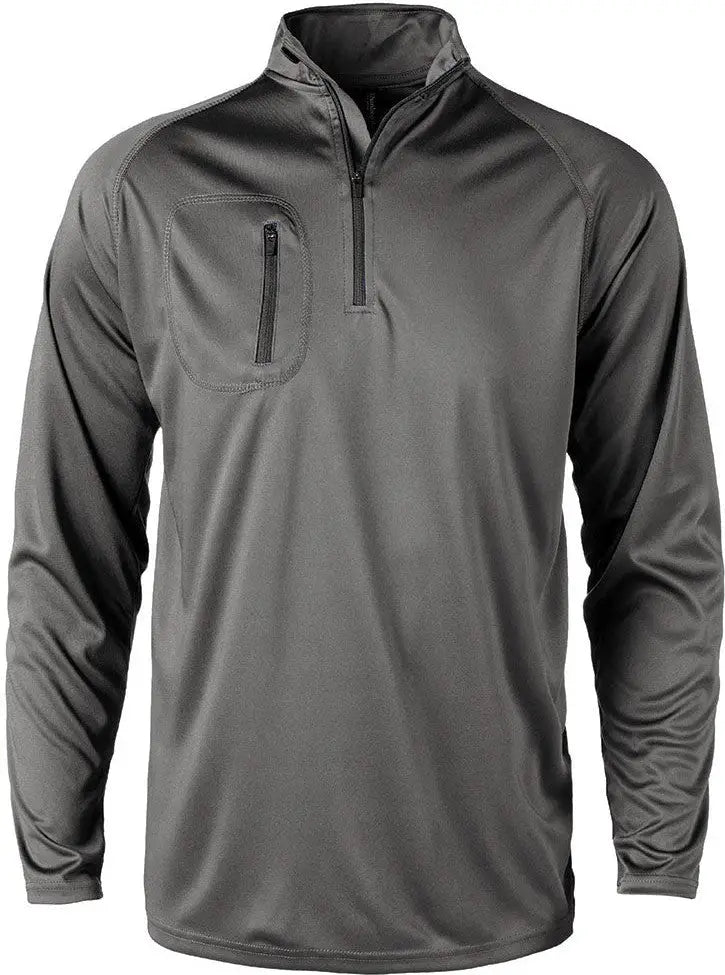 Dunbrooke 3555 Portal Long Sleeve Quater-zip - Graphite - Adult s
