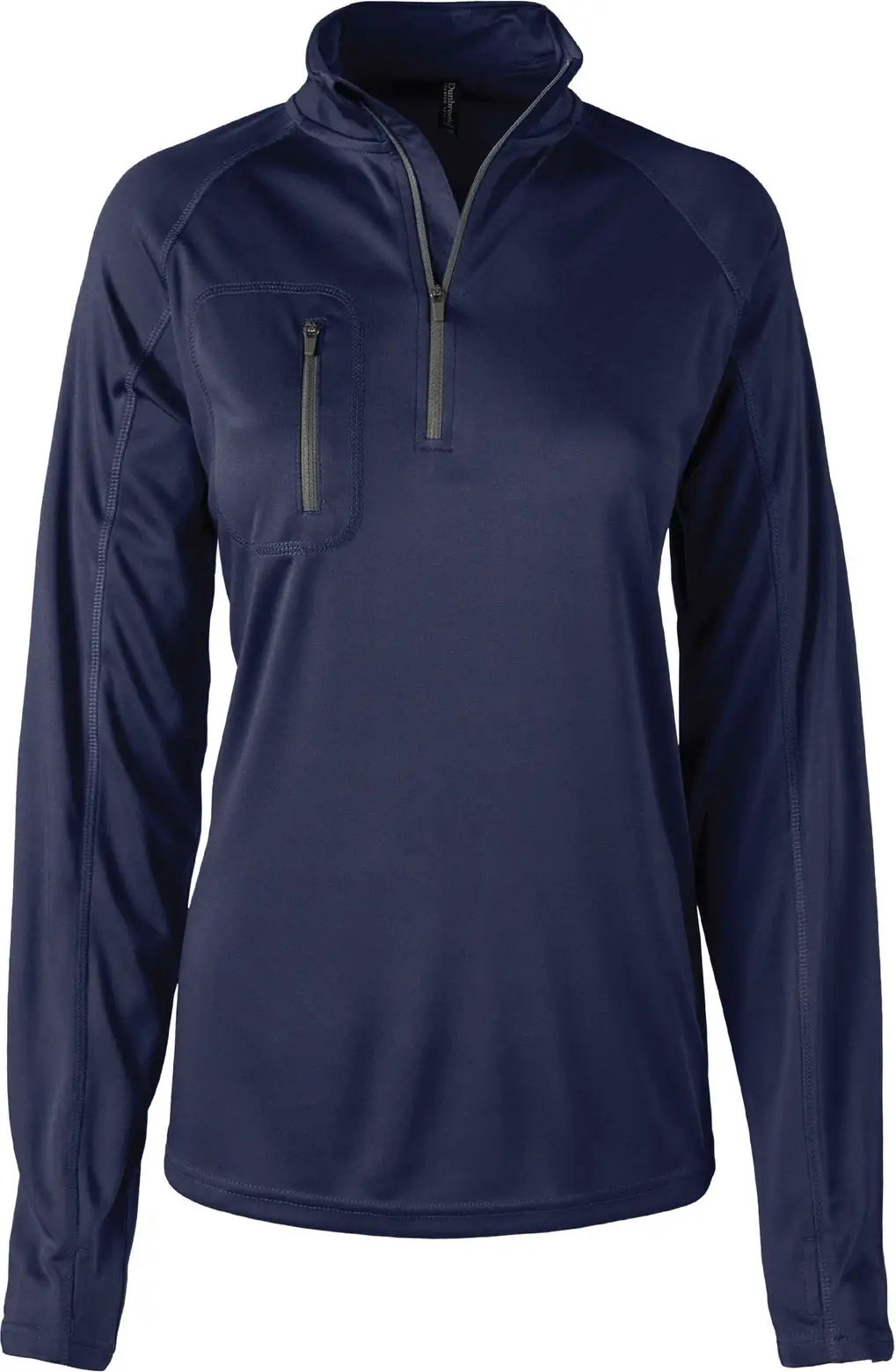 Dunbrooke 3556 Ladies Portal Long Sleeve Quater-zip - Navy - s