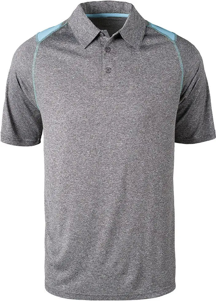 Dunbrooke 3570 Mystic Polo - Heather Light Blue - Heather/light / Adult s