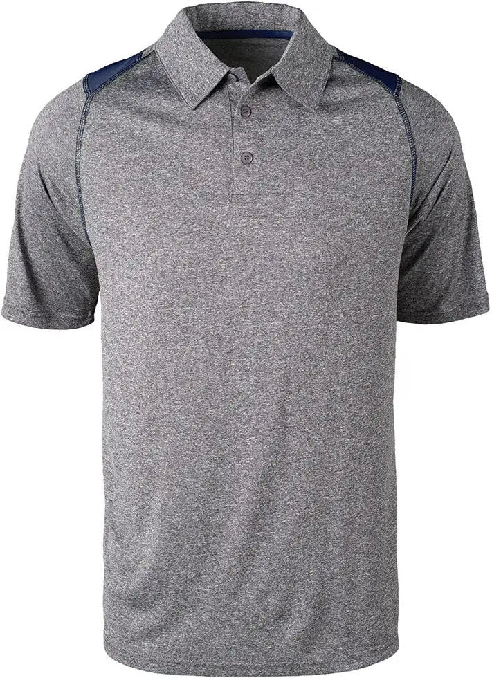 Dunbrooke 3570 Mystic Polo - Heather Navy - Heather/navy / Adult s