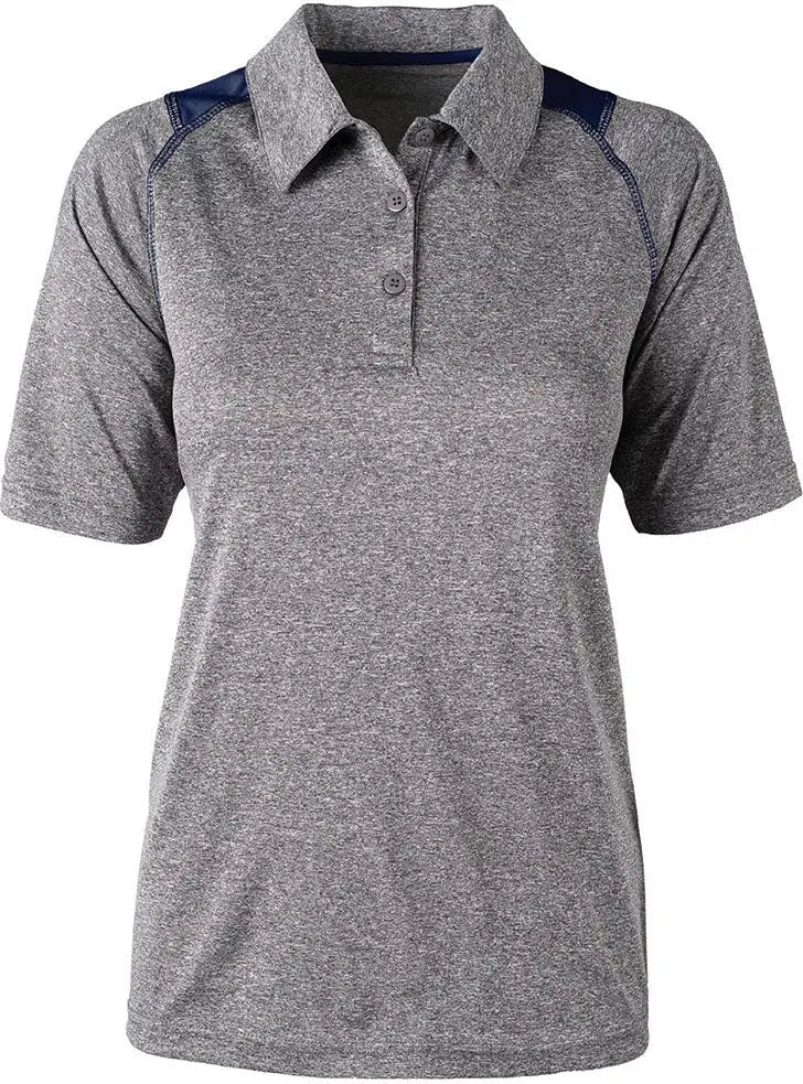 Dunbrooke 3571 Ladies Mystic Polo - Heather Navy - Heather/navy / s