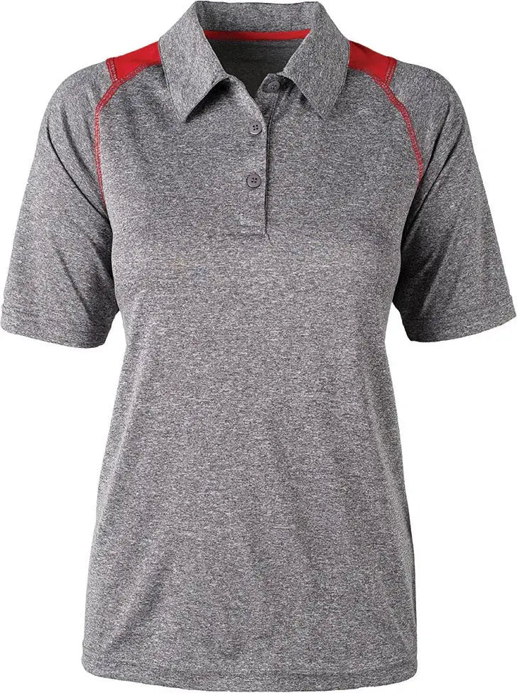 Dunbrooke 3571 Ladies Mystic Polo - Heather Red - Heather/red / s