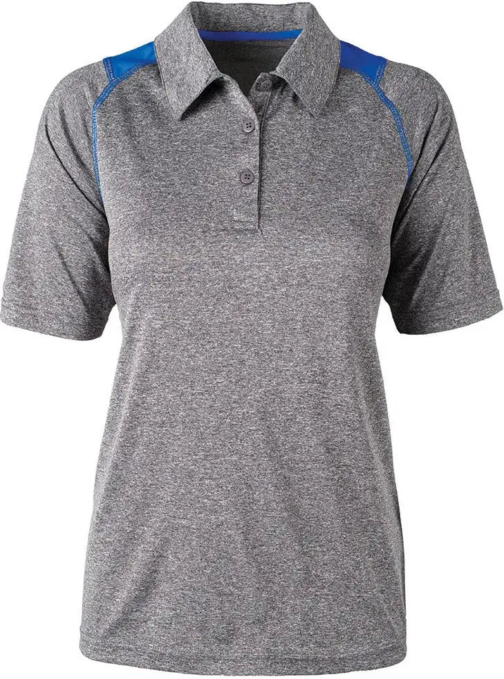 Dunbrooke 3571 Ladies Mystic Polo - Heather Royal - Heather/royal / s