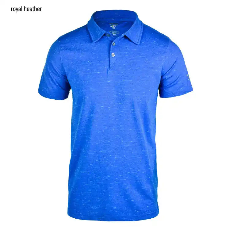 Reebok 7140 Elite Polo - Royal Heather / s