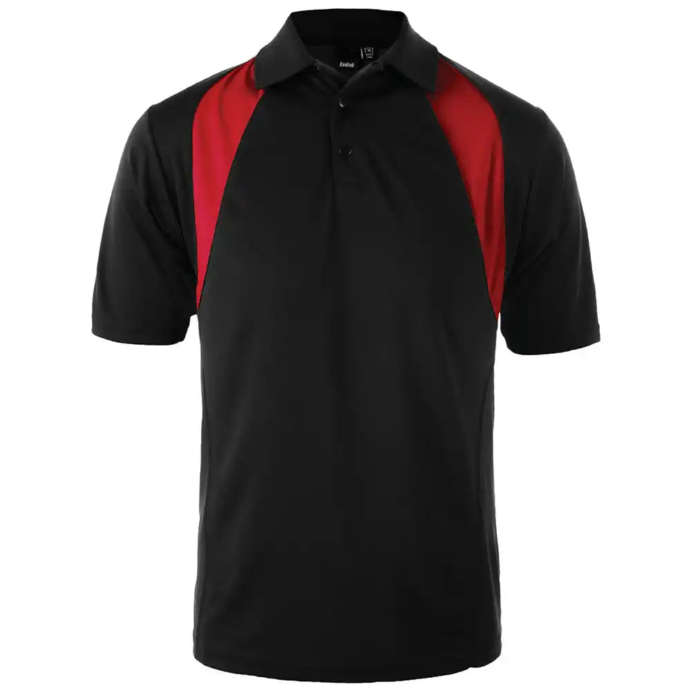 Reebok 7290 Athletic Polo - Black/red / s