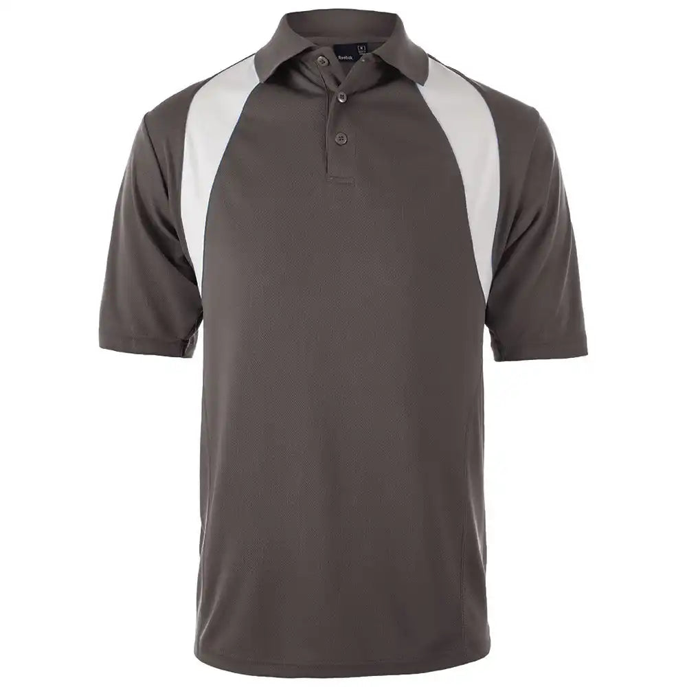 Reebok 7290 Athletic Polo - Graphite/white / s