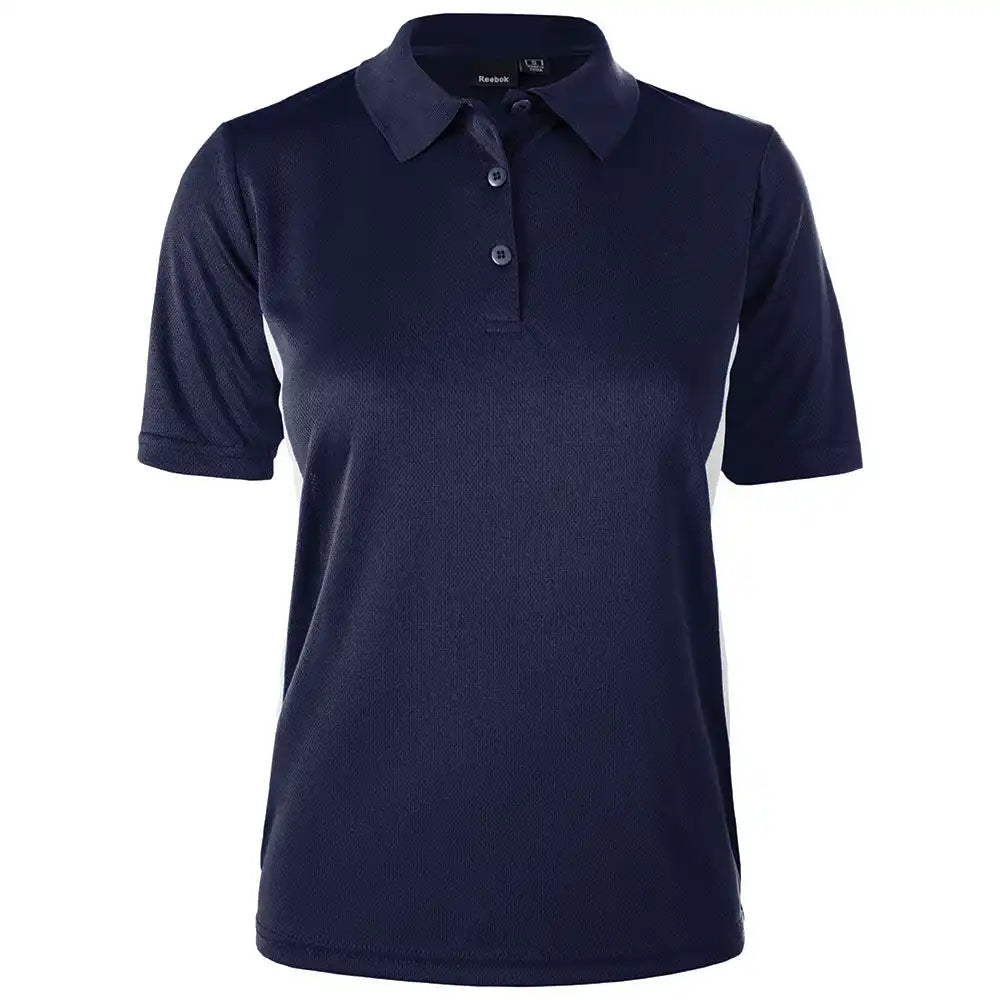 Reebok 7291 Ladies Athletic Polo - Navy/white / s