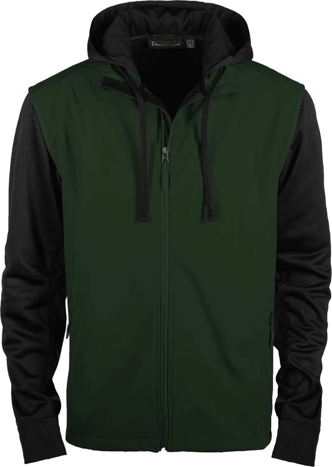 Dunbrooke 8009 Alpha Full Zip Hoodie - Forest Black - Forest / Black / Adult Xs