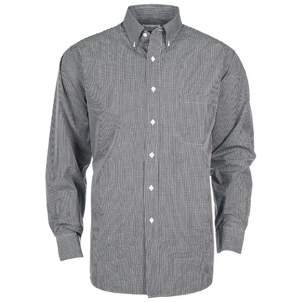 Dunbrooke V0225 Gingham Check - Black / s
