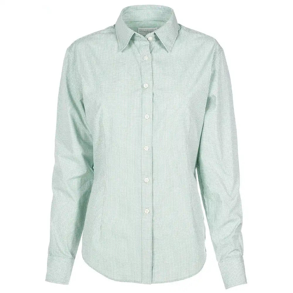 Dunbrooke V0226 Ladies Gingham Check - Green / Xs
