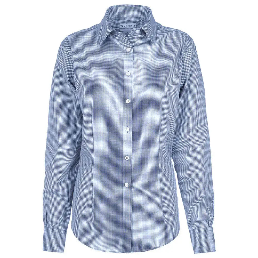 Dunbrooke V0226 Ladies Gingham Check - Periwinkle / Xs