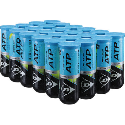 Dunlop ATP Tour Extra Duty Tennis Balls Case 24x - Yellow - HIT a Double