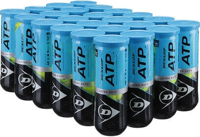 Dunlop Atp Tour Extra Duty Tennis Balls (case 24x) - Yellow