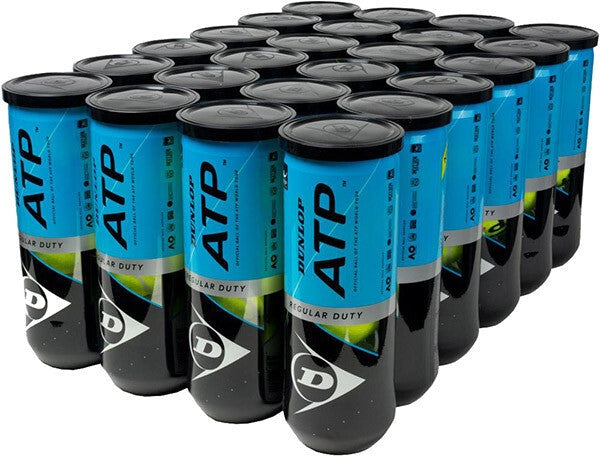 Dunlop Atp Tour Regular Duty Tennis Balls (case 24x) - Yellow