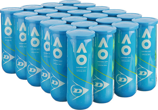 Dunlop Australian Open Extra Duty Tennis Balls (case 24x) - Os