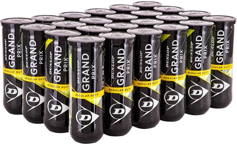 Dunlop Grand Prix Regular Duty Tennis Balls (case 24x) - Yellow