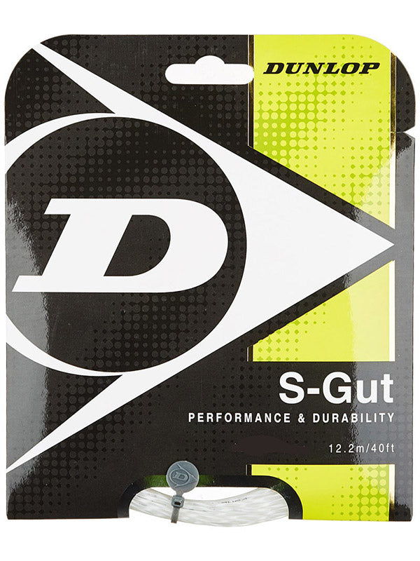 Dunlop S-gut W/dyna-tec 16g (black) - Wht / Os