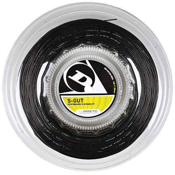 Dunlop S-gut W/dyna-tec 16g Reel 660’ (black) - Blk / Os