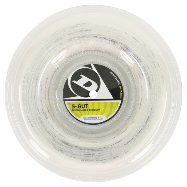 Dunlop S-gut W/dyna-tec 16g Reel 660’ (black) - Wht / Os
