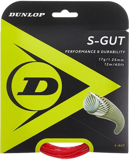 Dunlop S-gut W/dyna-tec 17g - Red