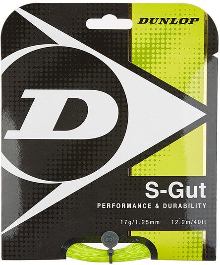 Dunlop S-gut W/dyna-tec 17g - Yellow