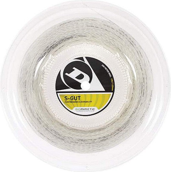 Dunlop S-gut W/ Dyna-tec Reel 660’ - White