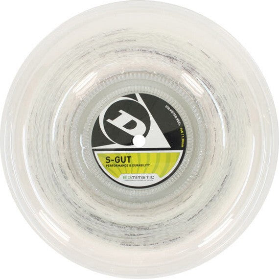 Dunlop S-gut W/ Dyna-tec Reel 660’ - White