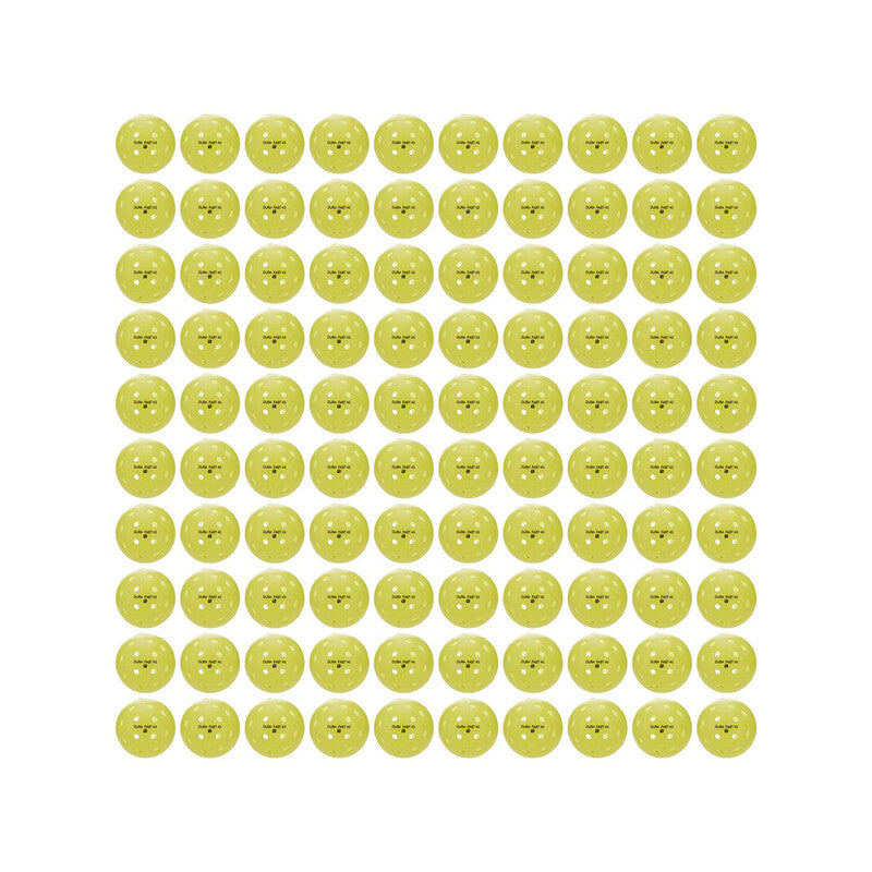 DuraFast 40 Outdoor Pickleballs 100x - Yellow - HIT a Double