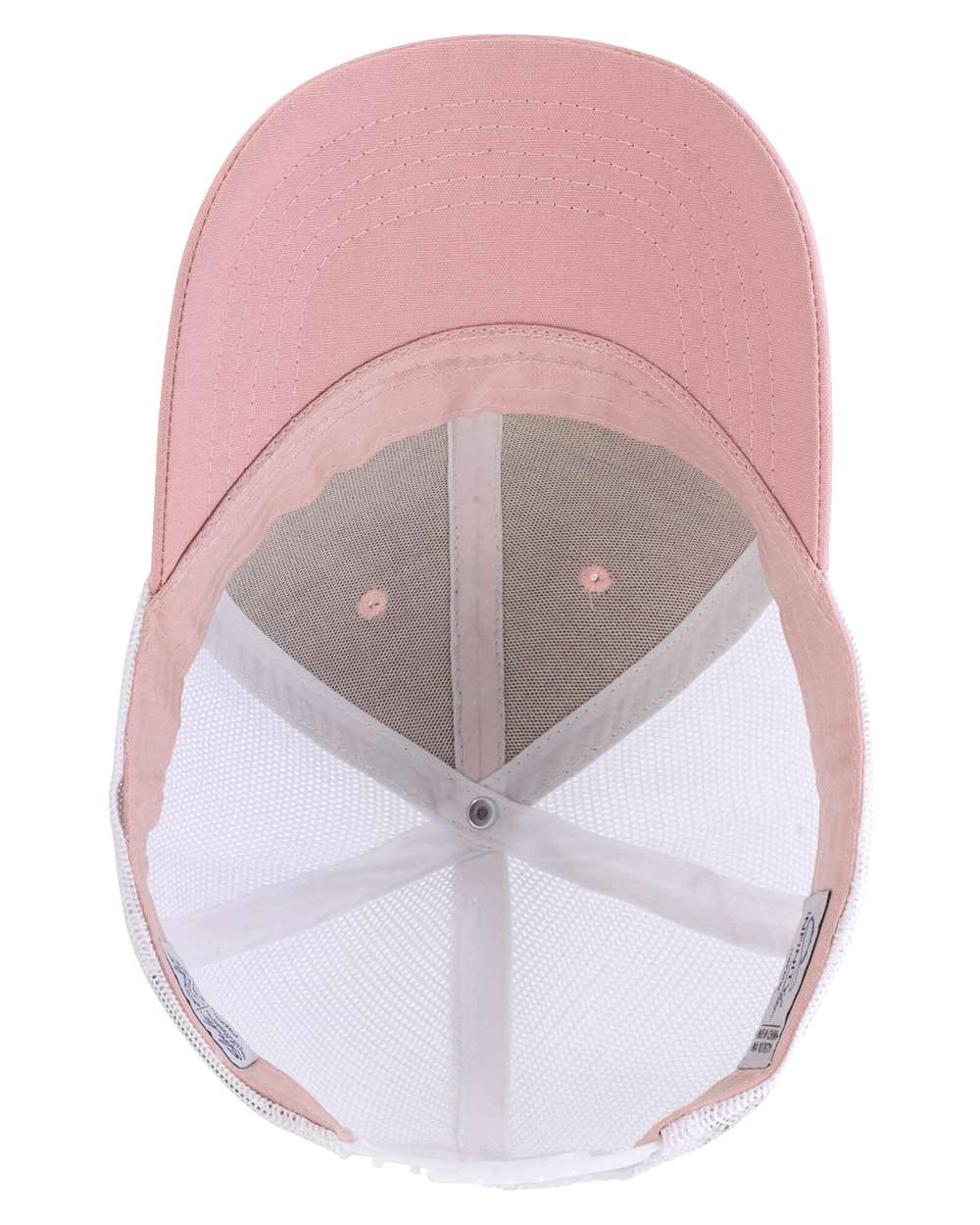 Dusty Rose/ White Women's Modern Trucker Cap - CHARLIE