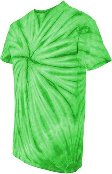 Dyenomite 200cy Cyclone Pinwheel Tie-dyed T-shirt - Lime
