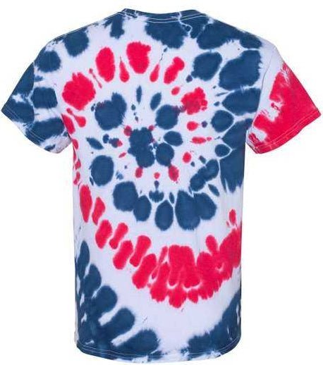 Dyenomite 200ms Multi-color Spiral Tie-dyed T-shirt - Usa