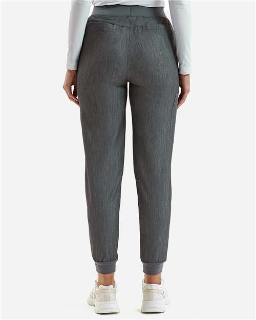 Dynamo Grey Women&#39;s Energized Stretch Jogger Scrub Pants - NN610