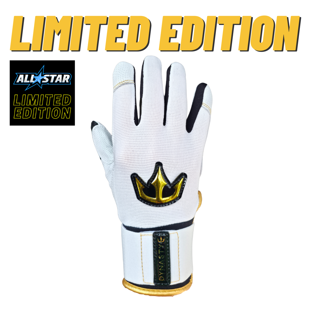 Dynasty Batting Gloves the Bomb Squad Series ?All-star Edition’ - White/gold