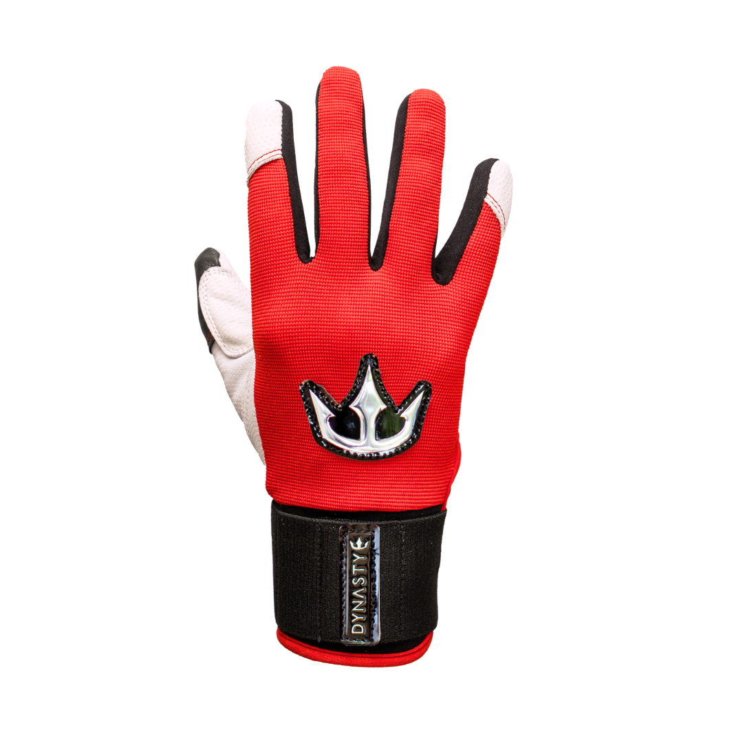 Dynasty Batting Gloves the Bomb Squad Series - Red/black