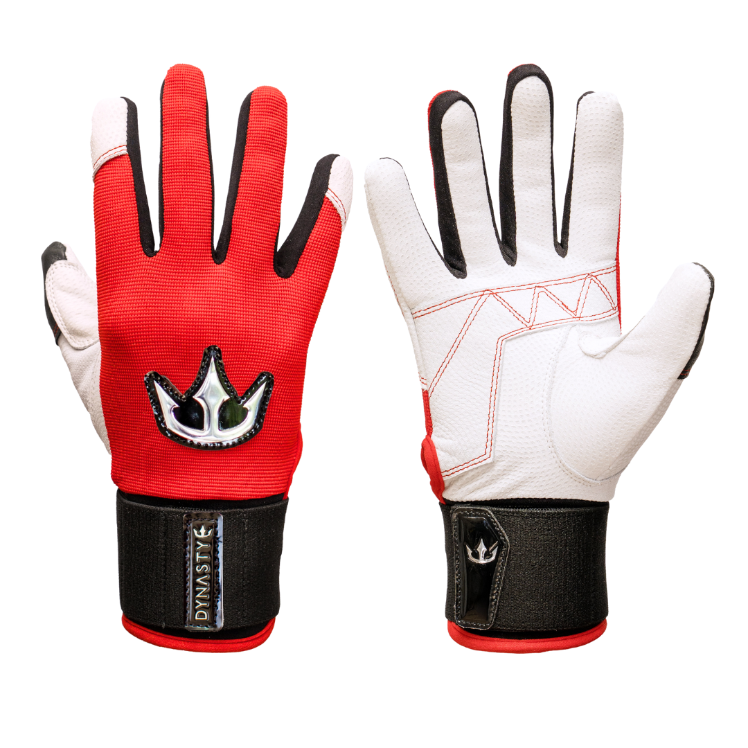 Dynasty Batting Gloves the Bomb Squad Series - Red/black