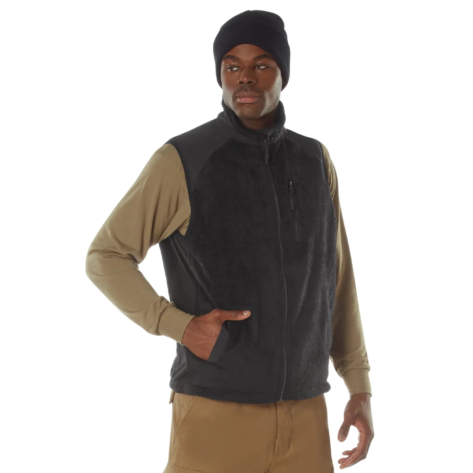 E.c.w.c.s. Fleece Vest - Black / s