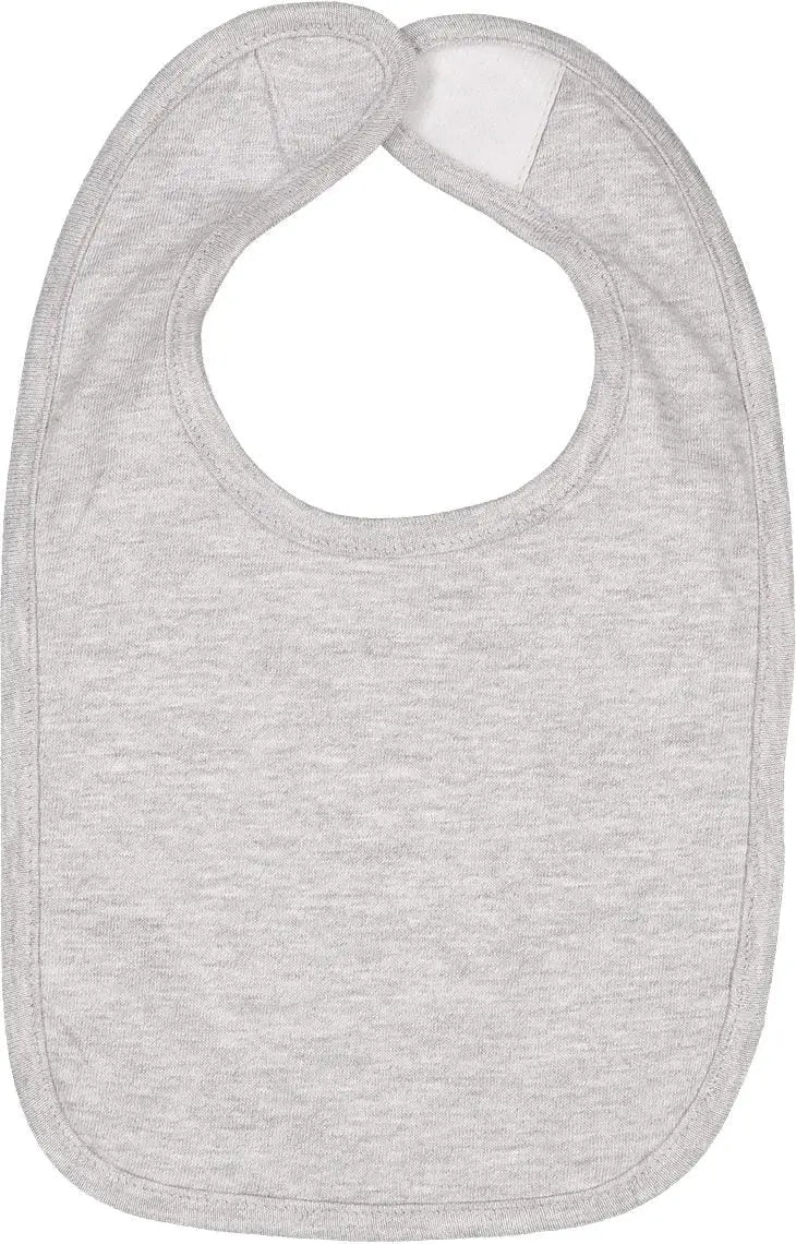 Rabbit Skins 1005r Infant Premium Jersey Bib - 1005 - Heather - one Size Fits Most