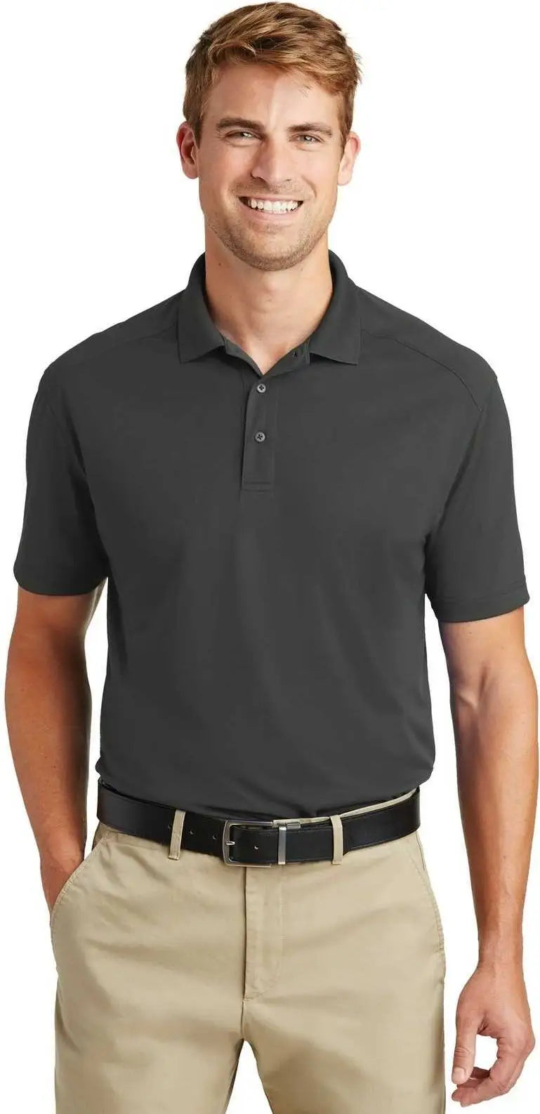 Cornerstone Tlcs418 Tall Select Lightweight Snag-proof Polo - Charcoal